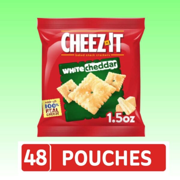 Cheez-It Baked Snack Crackers White Cheddar