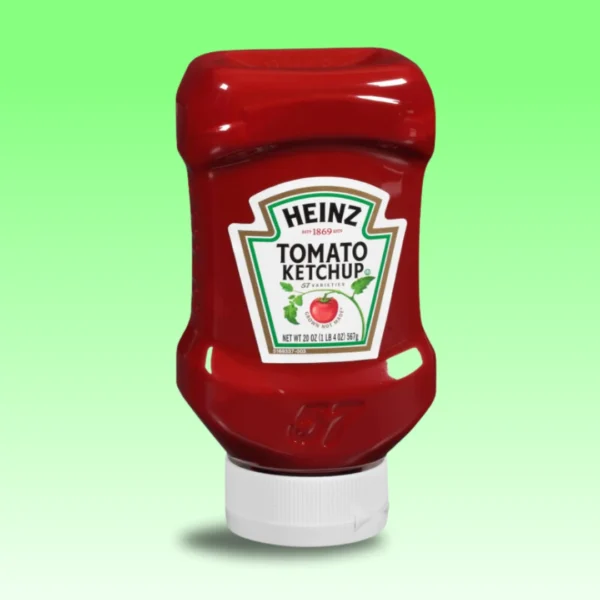 Heinz Tomato Ketchup Full Inverted Bottle 20 oz