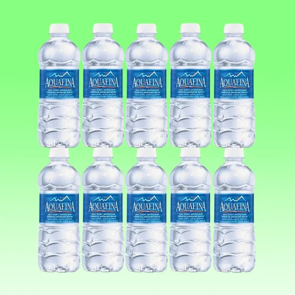 Aquafina 16.9 oz Bottled Water, (Pack of 10)