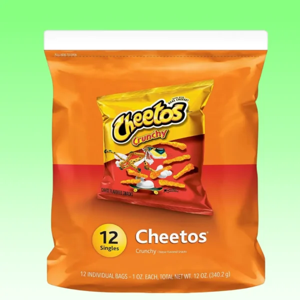 Cheetos Crunchy Cheese Flavored Snacks, 12 Singles