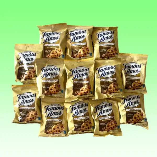 Famous Amos Chocolate Chip Cookies, 2oz Bags