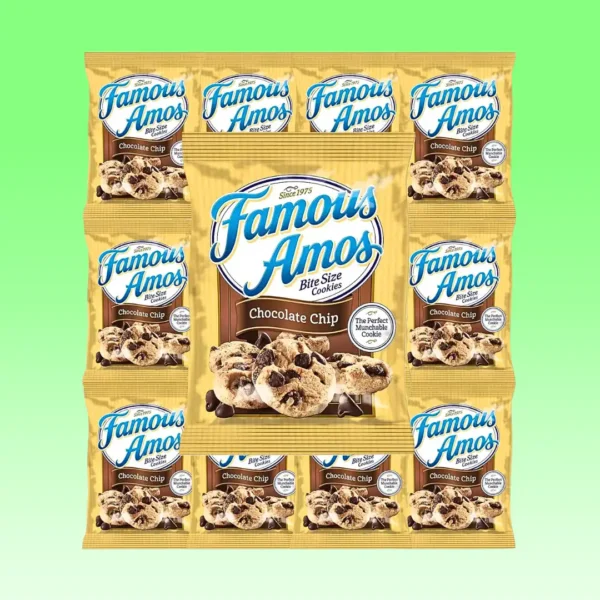 Famous Amos Cookies, 2oz Bags, (Pack of 10)