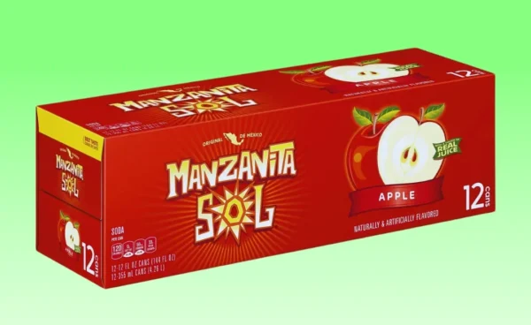 Manzanita Sol Apple Soda 12oz Cans (24 Pack)