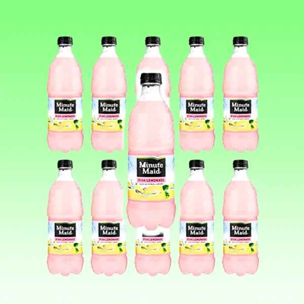 Minute Maid Pink Lemonade 20oz bottles, Pack of 12