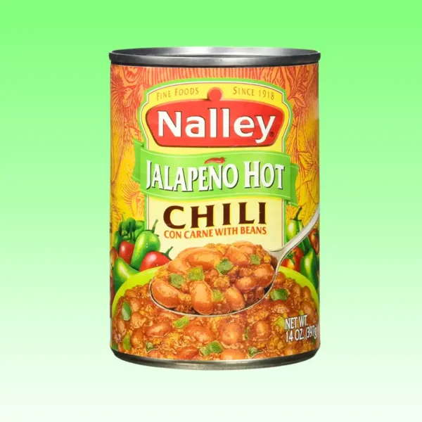 Nalley® Jalapeno Hot Chili Con Carne with Beans, 14-ounce Cans (Pack of 12)