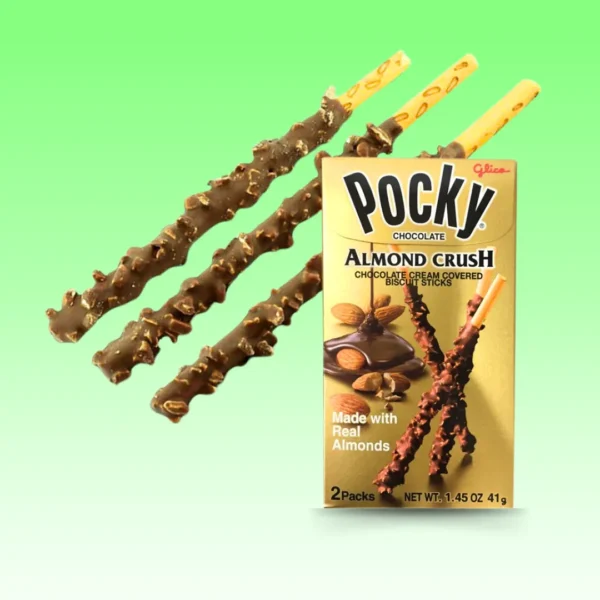 Pocky Almond Crush Chocolate Biscuit Stick