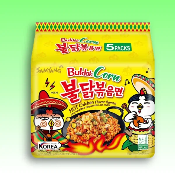 Samyang Buldak Corn Hot Chicken Flavor Ramen