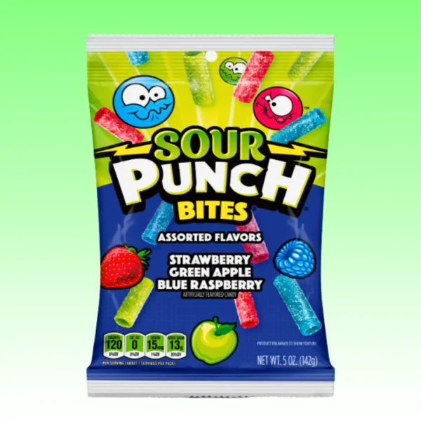 Sour Punch Bites, Assorted Flavors, Chewy Candy