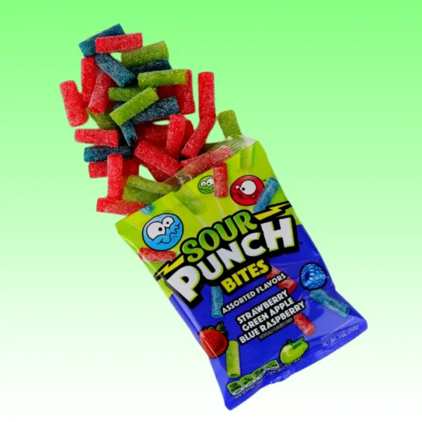 Sour Punch Bites, Assorted Flavors, Chewy Candy