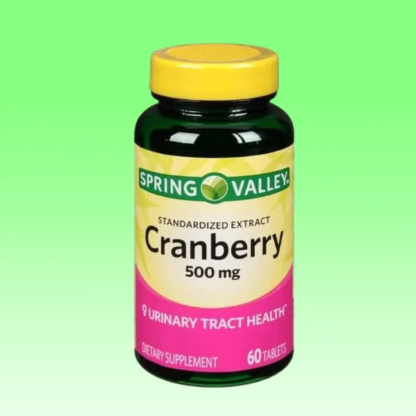 Spring Valley - Cranberry 500 mg, Standardized Extract, 60 Tablets