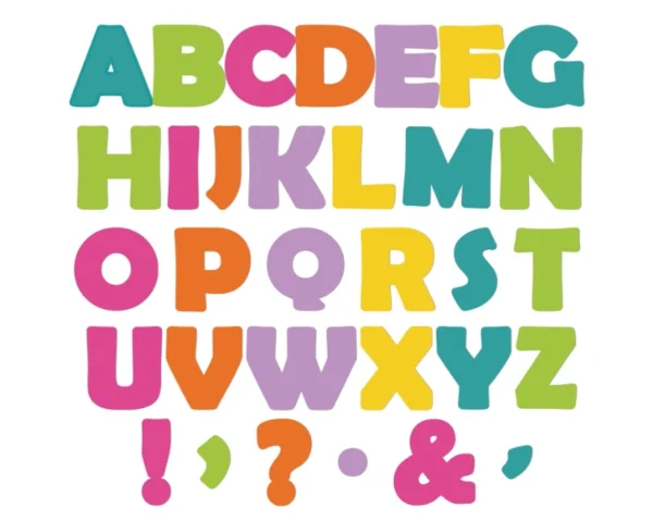 Alphabet Letters Poster Wall Display School Decor