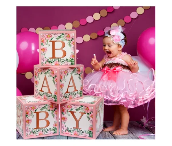 Baby Birthday Party Boxes Decorations