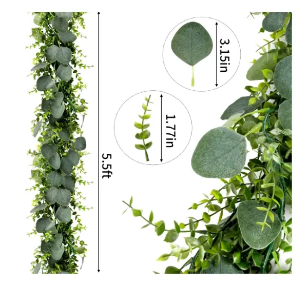 Eucalyptus Greenery Garland 5.5ft