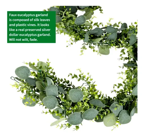 Eucalyptus Greenery Garland Vines Table 5ft