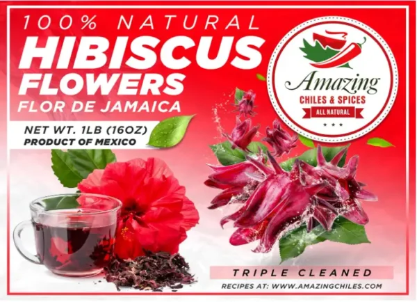 Hibiscus Tea (Agua de Jamaica), Loose Herbal Tea, 1Lb - Image 4