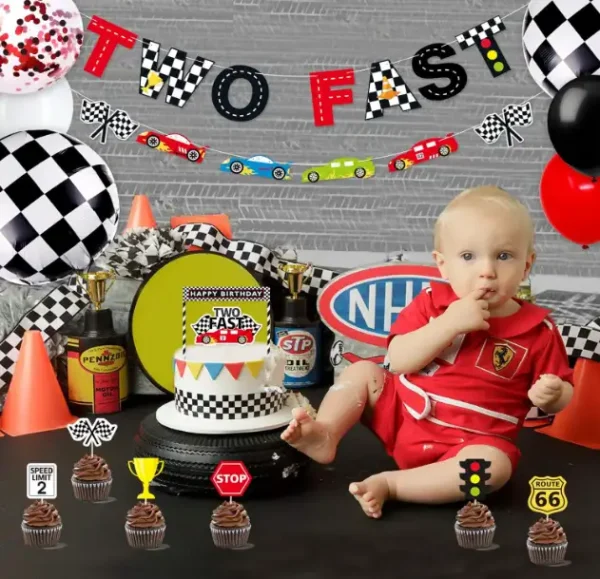 Race Car 2nd Birthday Decorations - Image 2