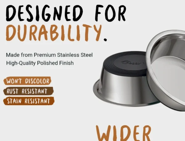 Stainless Dog Bowls