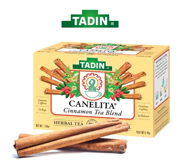 Tadin Cinnamon Tea Blend Canelita, 24 Teabags