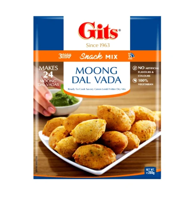 Instant Moong Dal Vada Snack Mix, Pure Veg, 200g - Image 2